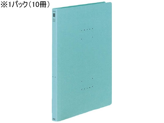 コクヨ フラットファイル〈NEOS〉A4タテ ターコイズブルー 10冊 フ-NE10B 1パック(ご注文単位1パック)【直送品】