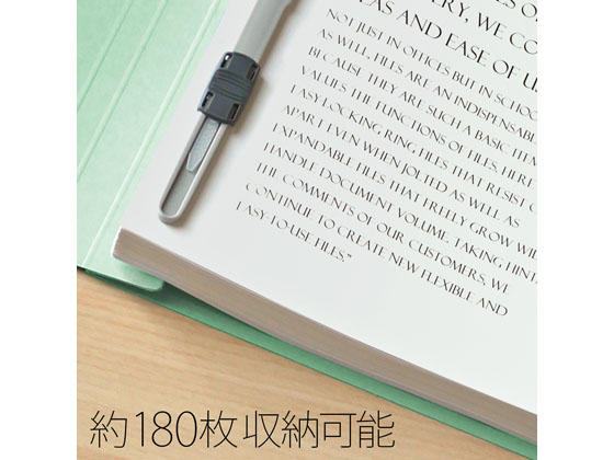 プラス フラットファイル ノンステッチ A4ヨコ ブルー NO.022N 78-275 1冊(ご注文単位1冊)【直送品】