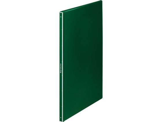 キングジム クリアーファイル ヒクタス(透明) A4 20ポケット 緑 7281Tミト 1冊(ご注文単位1冊)【直送品】