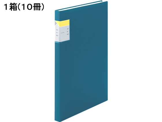 キングジム クリアーファイル カキコ A4 40ポケット ネイビー 10冊 8632Wネイ 1箱(ご注文単位1箱)【直送品】