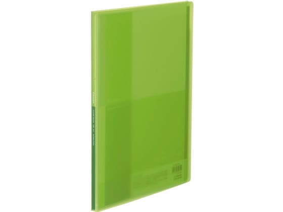 コクヨ クリヤーブック(Glassele)固定式 A4 10P ライトグリーン 1冊(ご注文単位1冊)【直送品】