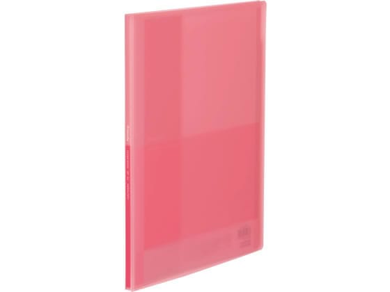 コクヨ クリヤーブック(Glassele)固定式 A4 10P ライトピンク 1冊(ご注文単位1冊)【直送品】