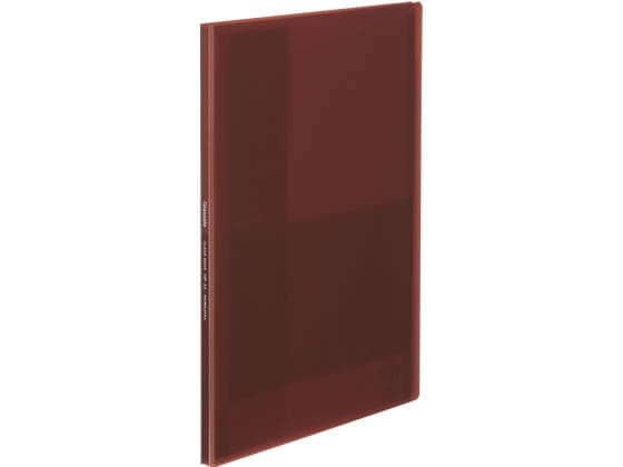 コクヨ クリヤーブック(Glassele)固定式 A4 10P ブラウン 1冊(ご注文単位1冊)【直送品】