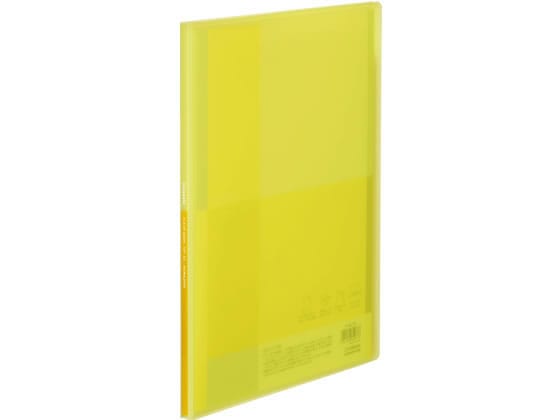 コクヨ クリヤーブック(Glassele)固定式 A4 10P イエロー ラ-GL10Y 1冊(ご注文単位1冊)【直送品】