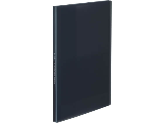 コクヨ クリヤーブック(Glassele)固定式 A4 20P ブラック 1冊(ご注文単位1冊)【直送品】