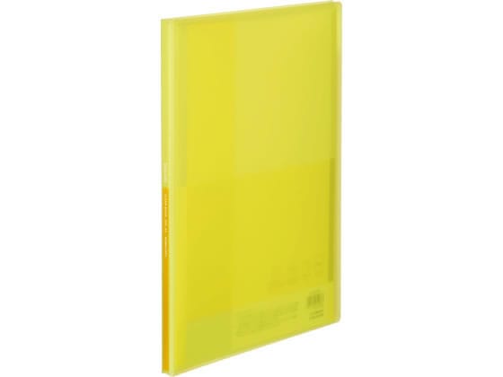 コクヨ クリヤーブック(Glassele)固定式 A4 20P イエロー ラ-GL20Y 1冊(ご注文単位1冊)【直送品】
