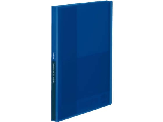 コクヨ クリヤーブック(Glassele)固定式 A4 40P ブルー ラ-GL40B 1冊(ご注文単位1冊)【直送品】
