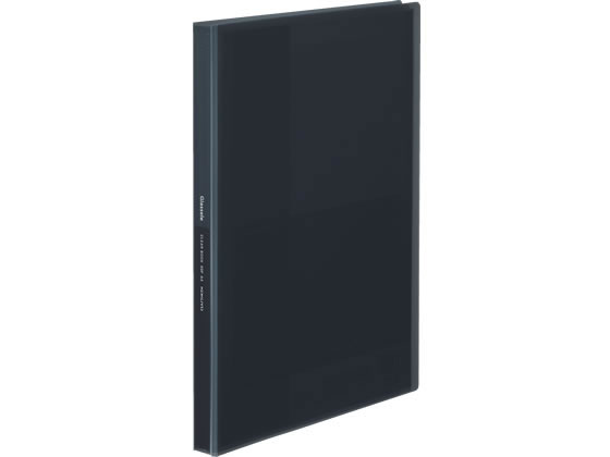 コクヨ クリヤーブック(Glassele)固定式 A4 40P ブラック 1冊(ご注文単位1冊)【直送品】