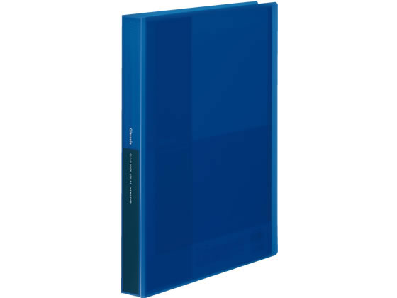 コクヨ クリヤーブック(Glassele)固定式 A4 60P ブルー ラ-GL60B 1冊(ご注文単位1冊)【直送品】
