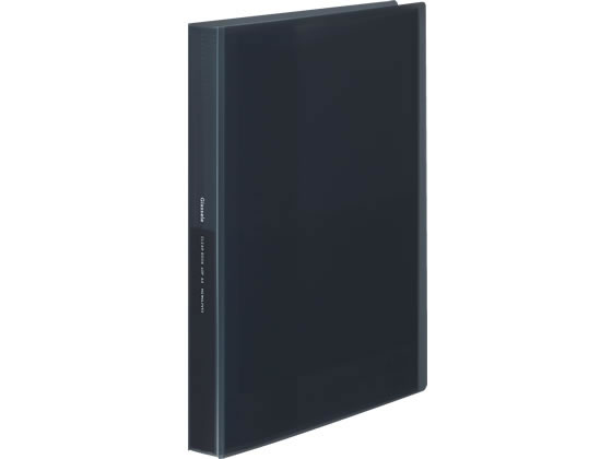 コクヨ クリヤーブック(Glassele)固定式 A4 60P ブラック 1冊(ご注文単位1冊)【直送品】