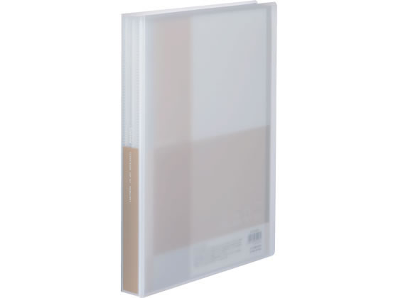 コクヨ クリヤーブック(Glassele)固定式 A4 60P ホワイト ラ-GL60W 1冊(ご注文単位1冊)【直送品】