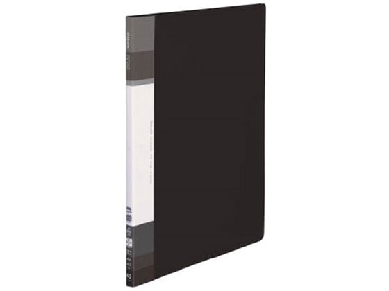 コクヨ クリヤーブック(Glassele)固定式A4 背Pサイドスロー ブラック 1冊(ご注文単位1冊)【直送品】