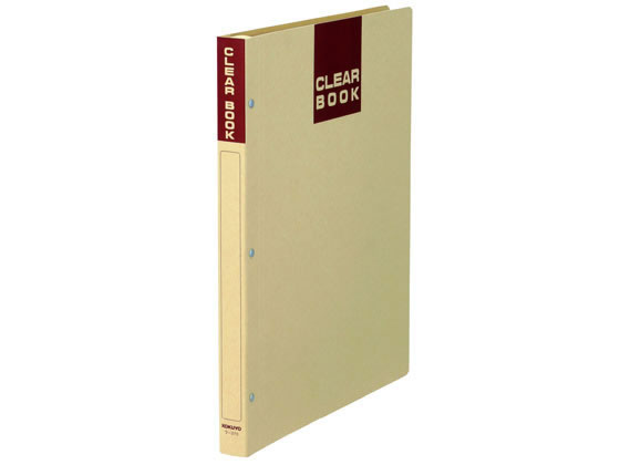 コクヨ クリヤーブック クラフトタイプ A4 20ポケット ラ-370 1冊(ご注文単位1冊)【直送品】