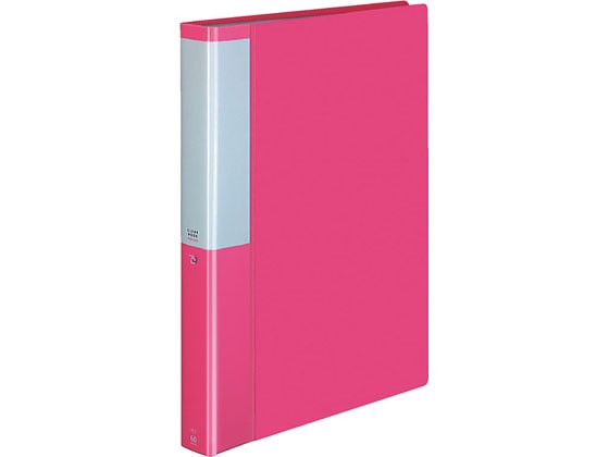 コクヨ クリヤーブック POSITY 固定式A4 60ポケット ピンク 1冊(ご注文単位1冊)【直送品】
