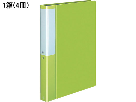 コクヨ クリヤーブック POSITY 固定式A4 60ポケット ライトグリーン4冊 1箱(ご注文単位1箱)【直送品】