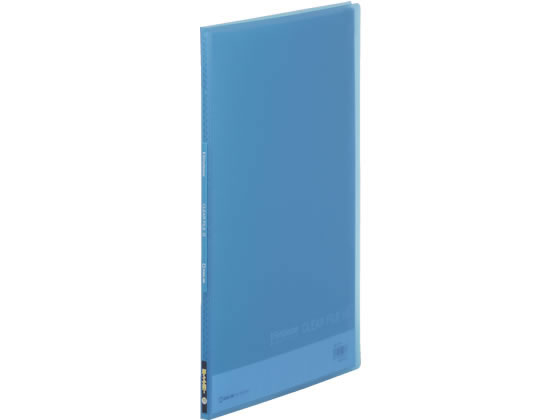 キングジム シンプリーズ クリアーファイル(透明)A4 10ポケット 青 1冊(ご注文単位1冊)【直送品】
