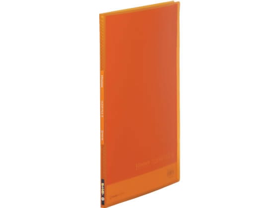 キングジム シンプリーズ クリアーファイル(透明)A4 10ポケット オレンジ 1冊(ご注文単位1冊)【直送品】