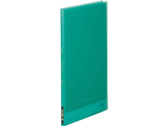 キングジム シンプリーズ クリアーファイル(透明)A4 10ポケット 緑 1冊(ご注文単位1冊)【直送品】