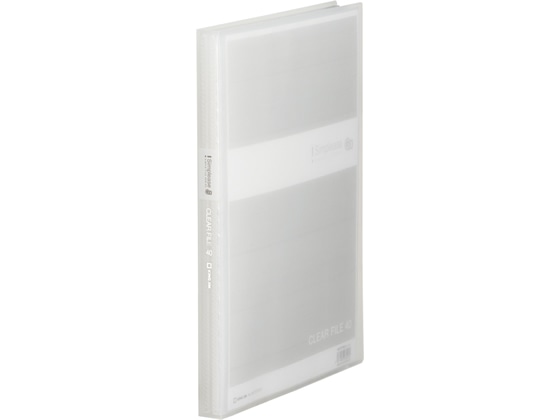 キングジム シンプリーズ クリアーファイル(透明)GX A4 40ポケット 透明 1冊(ご注文単位1冊)【直送品】