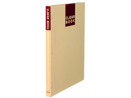 コクヨ クリヤーブック クラフトタイプ B4 20ポケット ラ-374 1冊(ご注文単位1冊)【直送品】