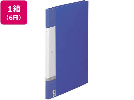 リヒトラブ リクエスト クリヤーブック A3タテ 20ポケット 青 6冊 1箱(ご注文単位1箱)【直送品】