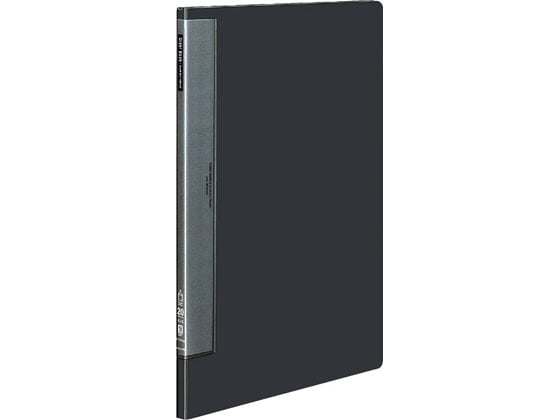 コクヨ クリヤーブック ウェーブカット固定式A3タテ 20ポケット ダークグレー 1冊(ご注文単位1冊)【直送品】