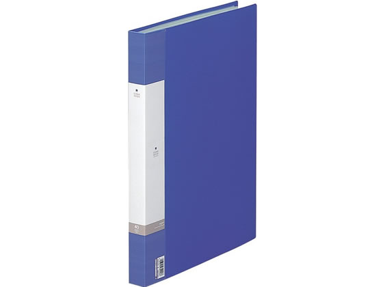 リヒトラブ リクエスト クリヤーブック B4タテ 40ポケット 青 G3212-8 1冊(ご注文単位1冊)【直送品】