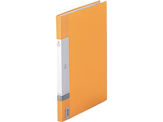 リヒトラブ リクエスト クリヤーブック〈サイドベンツ〉 A4 40ポケット 黄 1冊(ご注文単位1冊)【直送品】