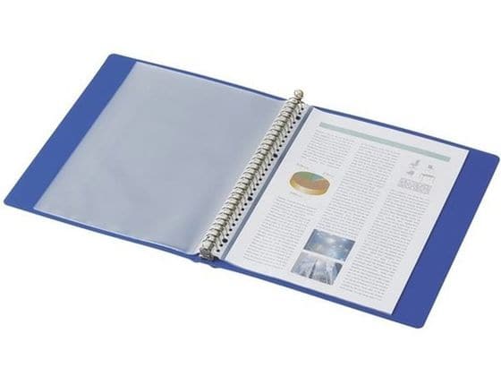 コクヨ クリヤーブック(Glassele)替紙式背ポケット ミドルA4 LG 1冊(ご注文単位1冊)【直送品】