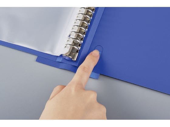 コクヨ クリヤーブック(Glassele)替紙式背ポケット ミドルA4 LG 1冊(ご注文単位1冊)【直送品】