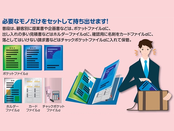 コクヨ チャックポケットファイルα〈ノビータα〉A4タテ 1ポケット ラ-NF300T 1冊(ご注文単位1冊)【直送品】