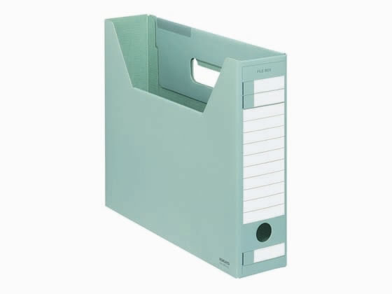 コクヨ ファイルボックス-FS〈Dタイプ〉A4ヨコ 背幅75mm 緑 1冊(ご注文単位1冊)【直送品】