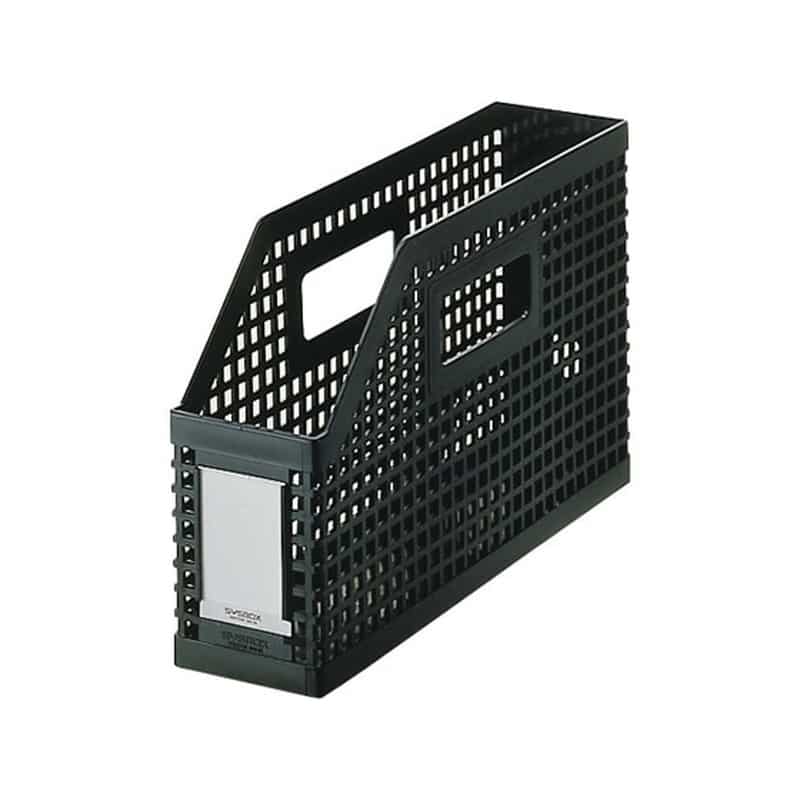 セキセイ シスボックス A4ヨコ 背幅85mm 黒 SBX86 1個（ご注文単位1個)【直送品】