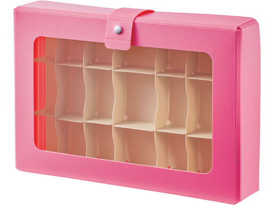 リヒトラブ CUBE FIZZ コレクションケース A5 ピンク A698-12 1冊(ご注文単位1冊)【直送品】