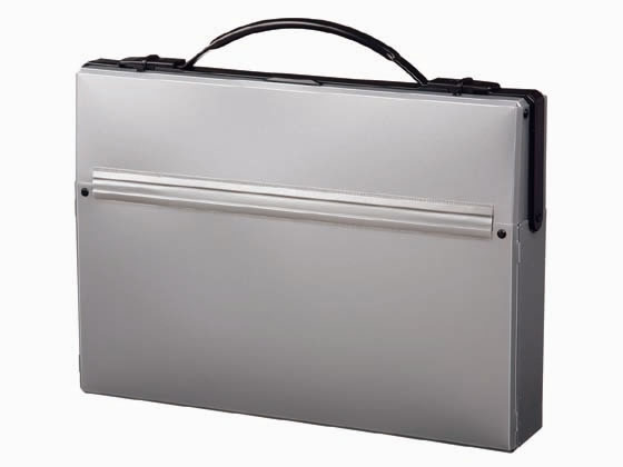 リヒトラブ ダレスバッグ A4 シルバー A-660-26 1冊(ご注文単位1冊)【直送品】