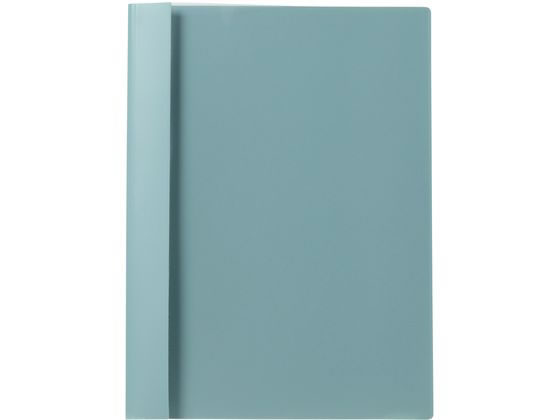 プラス P.P.レポートファイル A4タテ 2穴 120枚収容 グリーン 1冊(ご注文単位1冊)【直送品】