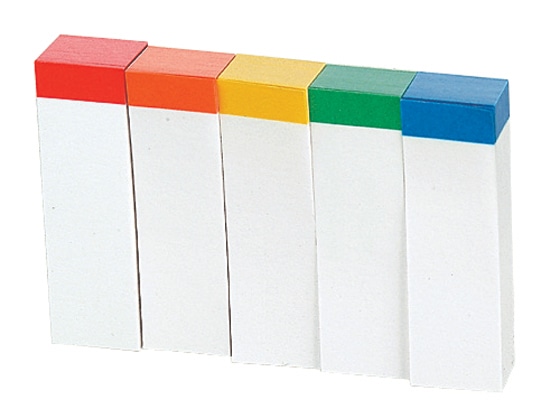 ビュートン 貼ってはがせるノリ付メモ 色帯5色×100枚 MM-200 1パック（ご注文単位1パック)【直送品】