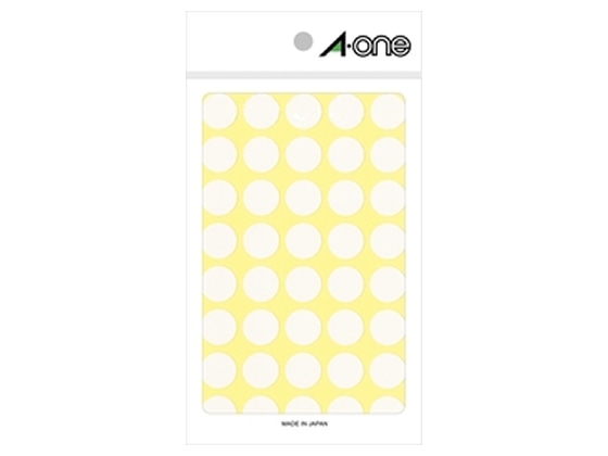 エーワン カラーラベル 15mm 白 07030 1冊（ご注文単位1冊)【直送品】