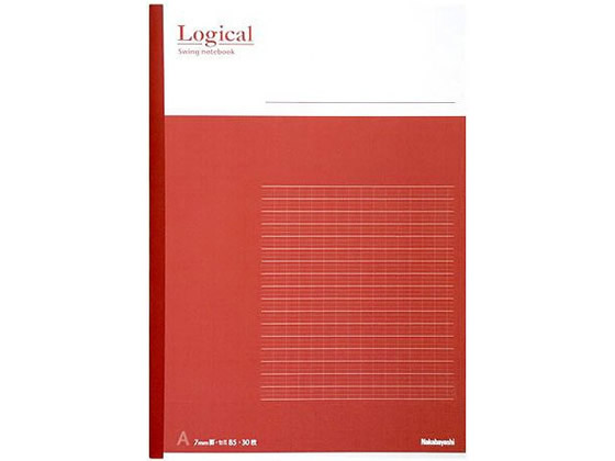 ナカバヤシ スイングロジカルノート B5 A罫 ピンク ノ-B501AP 1冊(ご注文単位1冊)【直送品】