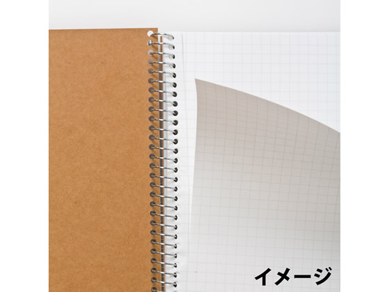 マルマン スパイラルノート ベーシック 5mm方眼罫 80枚 N246ES 1冊(ご注文単位1冊)【直送品】