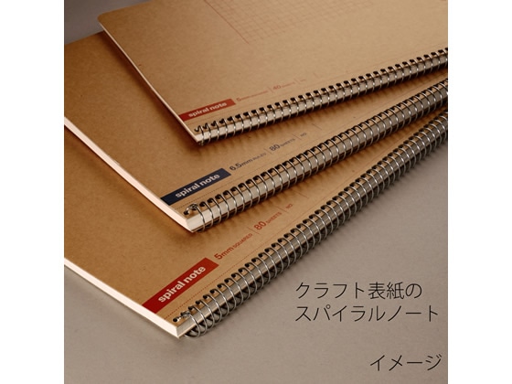 マルマン スパイラルノート ベーシック 5mm方眼罫 80枚 N246ES 1冊(ご注文単位1冊)【直送品】