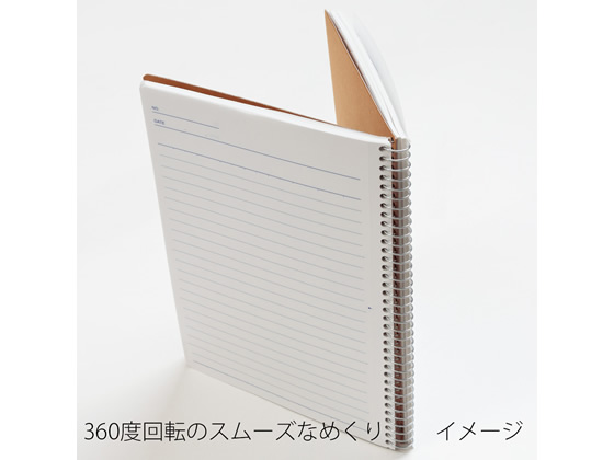 マルマン スパイラルノート ベーシック B5 メモリ入り6.5mm罫 40枚 10冊 1パック（ご注文単位1パック)【直送品】