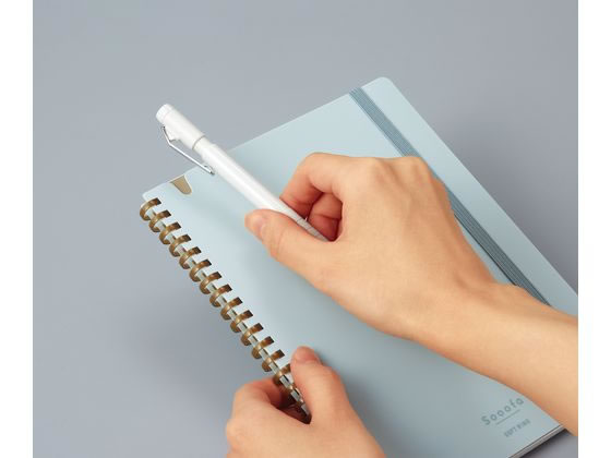 コクヨ ソフトリングノート Sooofa(スーファ) A5変形 方眼罫 ピンク 1冊(ご注文単位1冊)【直送品】