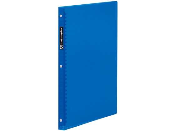 マルマン セプトクルール プラスチックバインダースリム A4 ブルー F481B-02 1冊(ご注文単位1冊)【直送品】