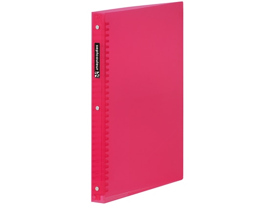 マルマン セプトクルール プラスチックバインダーワイド A4 ピンク F582B-08 1冊（ご注文単位1冊)【直送品】