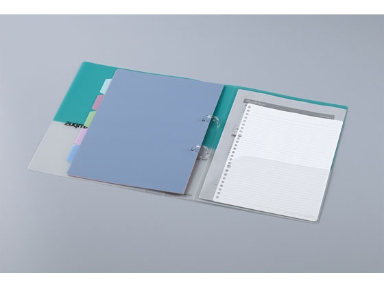 コクヨ キャンパスルーズリーフバインダー A4 2穴 ライトブルー ル-PP158LB 1冊(ご注文単位1冊)【直送品】