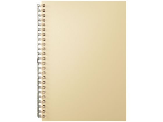 リヒトラブ Mutual オープンリングノート A5 マットイエロー N2673-5 1冊(ご注文単位1冊)【直送品】