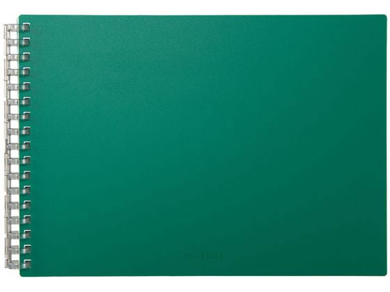 リヒトラブ Mutual オープンリングノート A5E ディープグリーン N2675-7 1冊(ご注文単位1冊)【直送品】