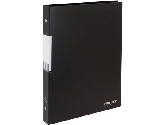 キョクトウ F.O.B COOPバインダー B5 黒 LN41K 1冊(ご注文単位1冊)【直送品】