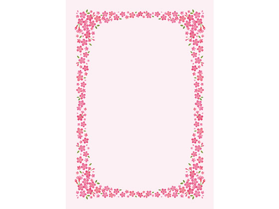タカ印 OA対応 証書用紙 A4判 桜 10枚 10-1701 1冊(ご注文単位1冊)【直送品】